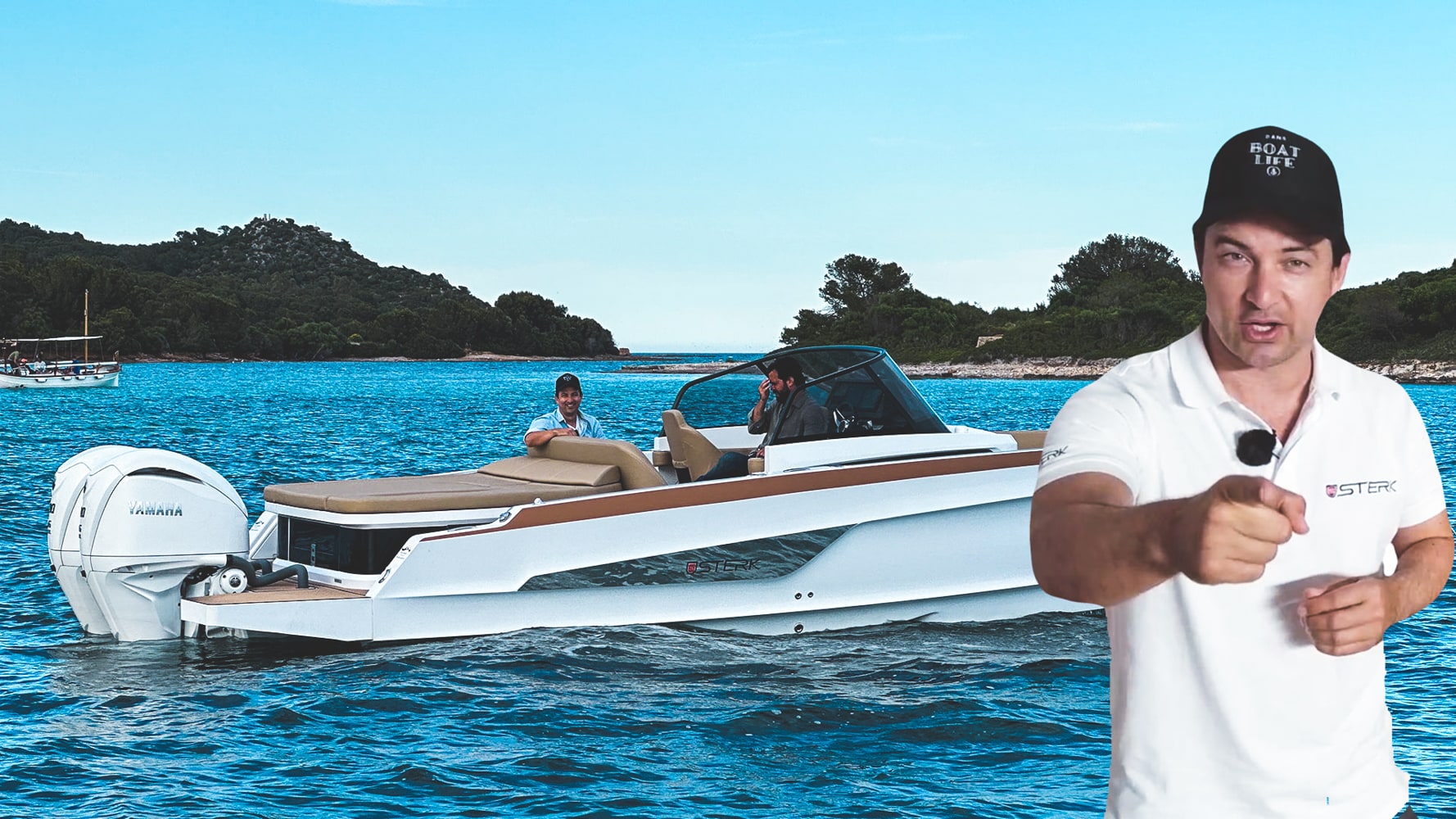 Sterk 31, a powerful open boat with a Mediterranean profile